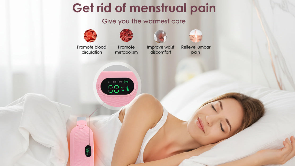 LunaWrap Velvet — Cordless Period Cramp Relief Belt