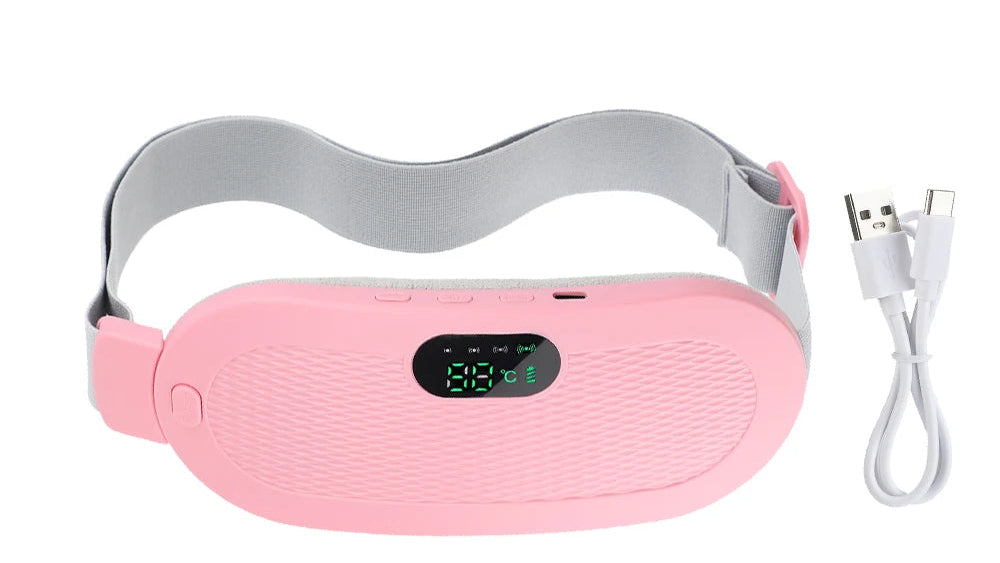 LunaWrap Velvet — Cordless Period Cramp Relief Belt